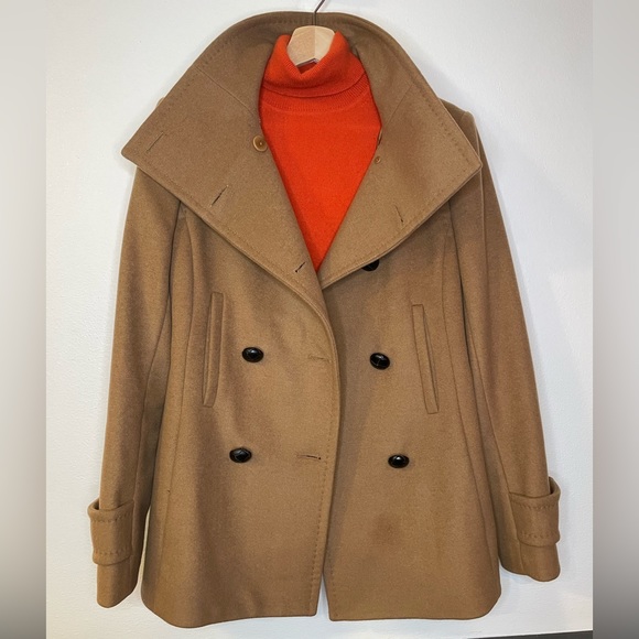 100% Cashmere Orange Turtleneck size S Lord and Taylor - Picture 5 of 5